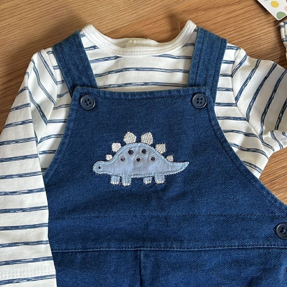 Little Me Knit Overall Set - Picture 2 of 5